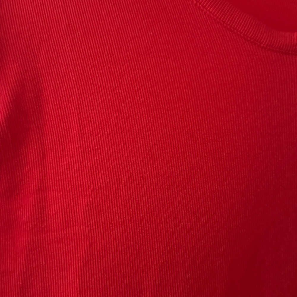 Women’s long sleeve scoop neck ribbed T-shirt - Picture 3 of 5